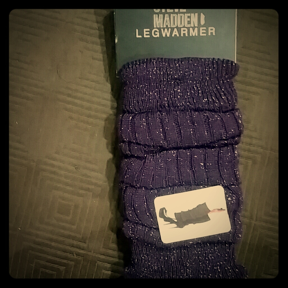 Steve Madden Purple Leg Warmers